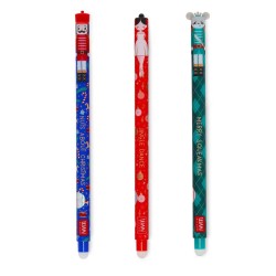 Set di 3 Penne Gel Cancellabili - The Nutcracker - Erasable Pen - Natale 2025